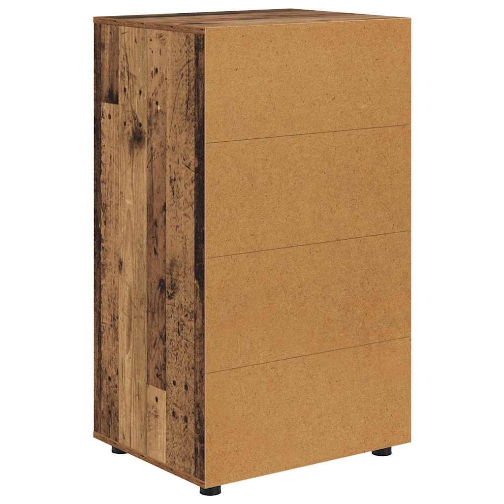 Tároló szekrények 2 pcs Öreg fa 60 x 48 x 105 cm Faanyag Tároló szekrények 2 pcs Öreg fa 60 x 48 x 105 cm Faanyag