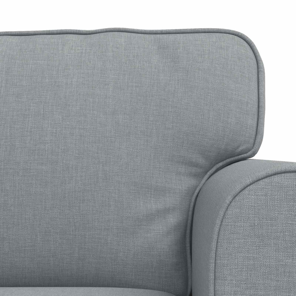 vidaXL Kanapé 2 pcs Világosszürke