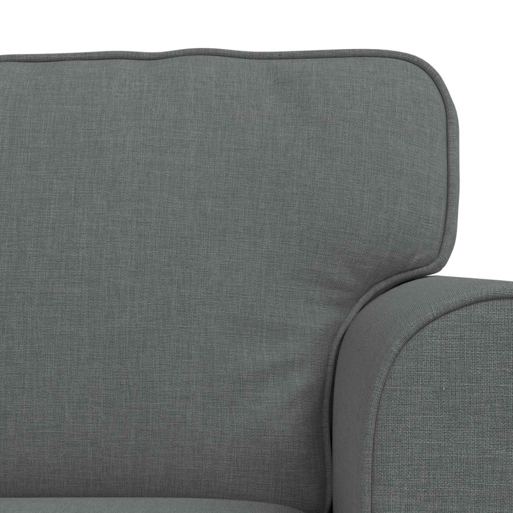 vidaXL Kanapé 2 pcs Sötétszürke