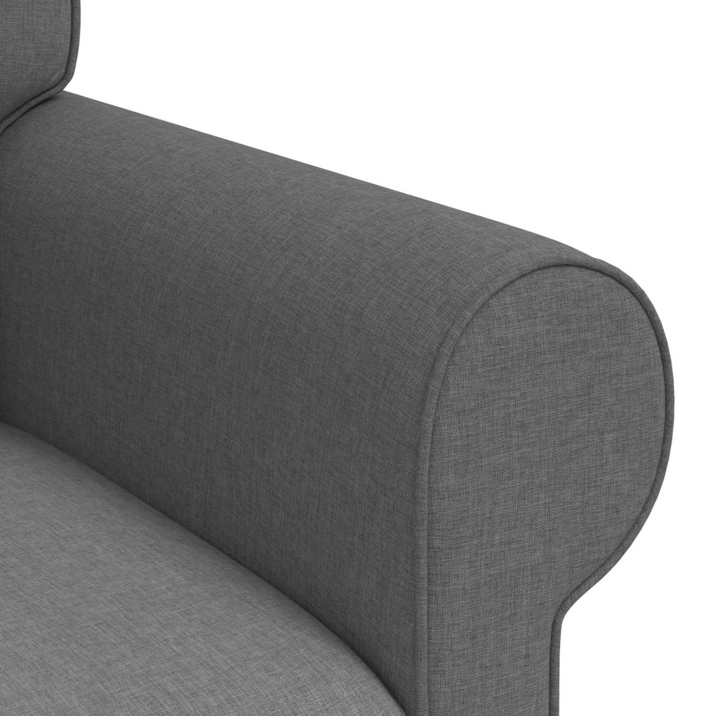 vidaXL Kanapé 2 pcs Sötétszürke