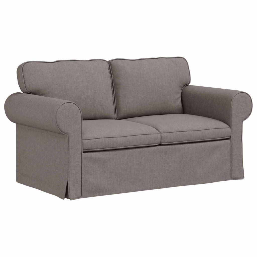 vidaXL Kanapé 2 pcs Tópszínű