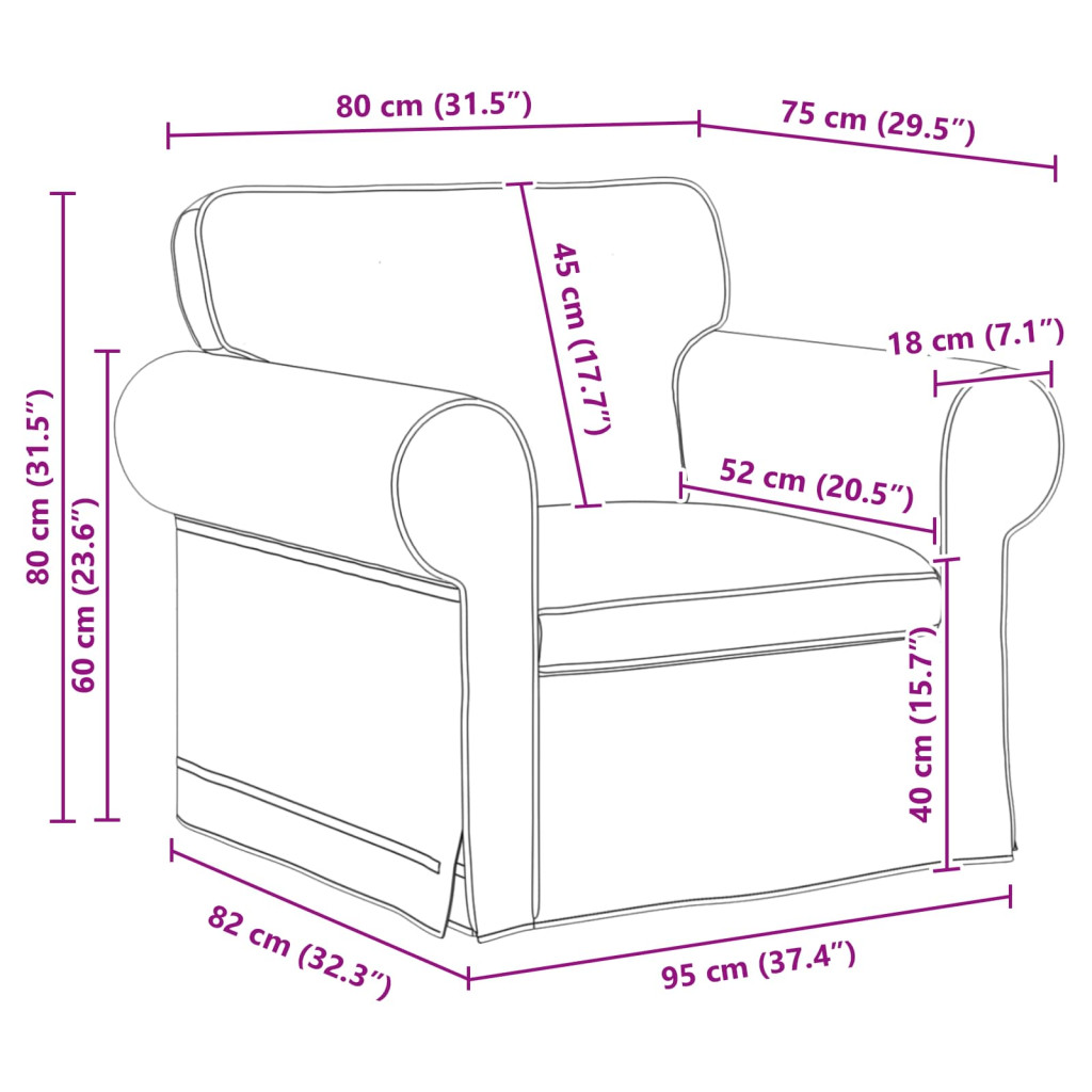 vidaXL Kanapé 2 pcs Tópszínű