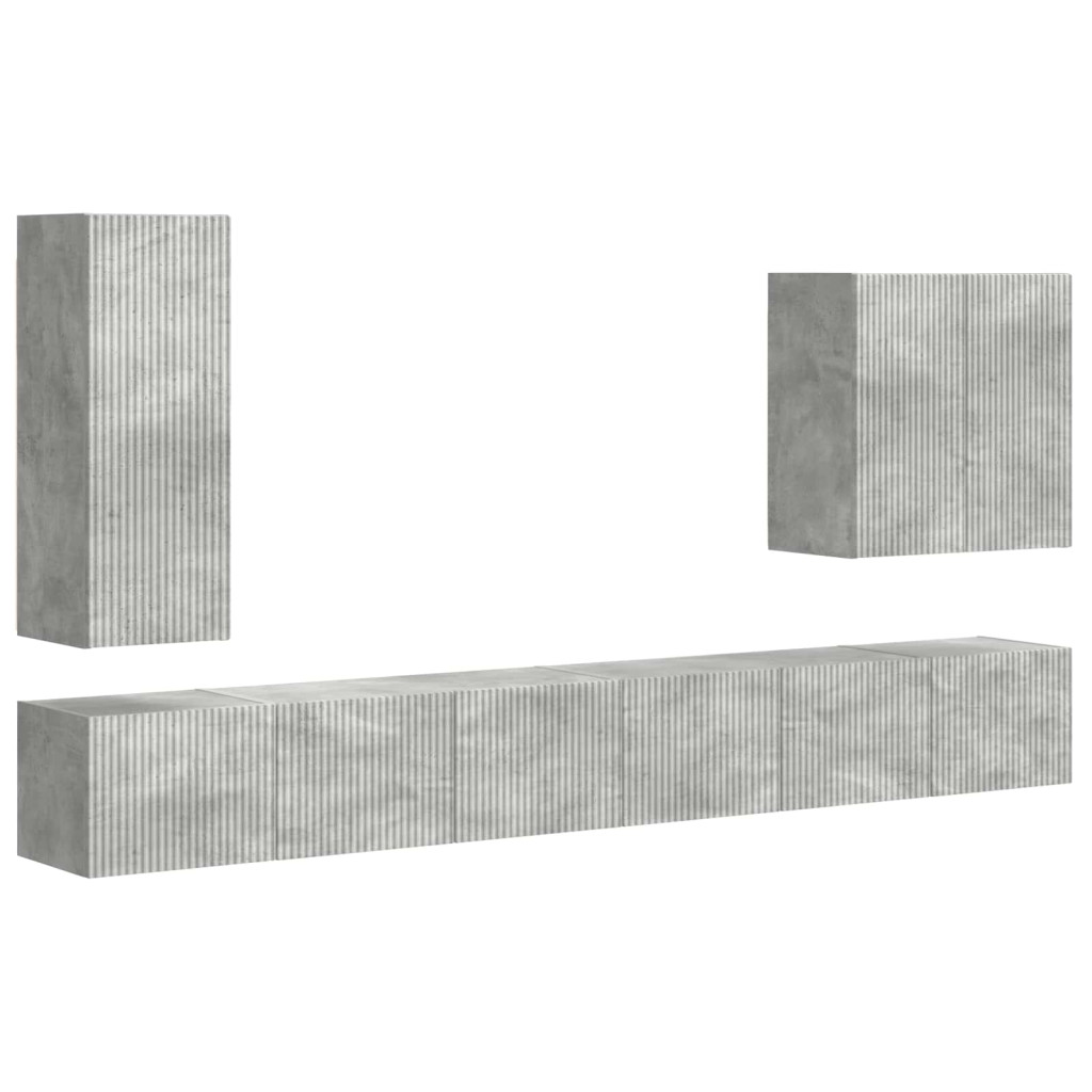 Falra szerelhető 6 pcs Beton Szürke