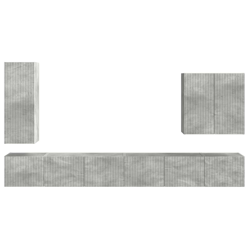 Falra szerelhető 6 pcs Beton Szürke