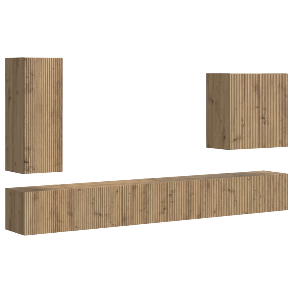 Falra szerelhető 6 pcs Artisan tölgy