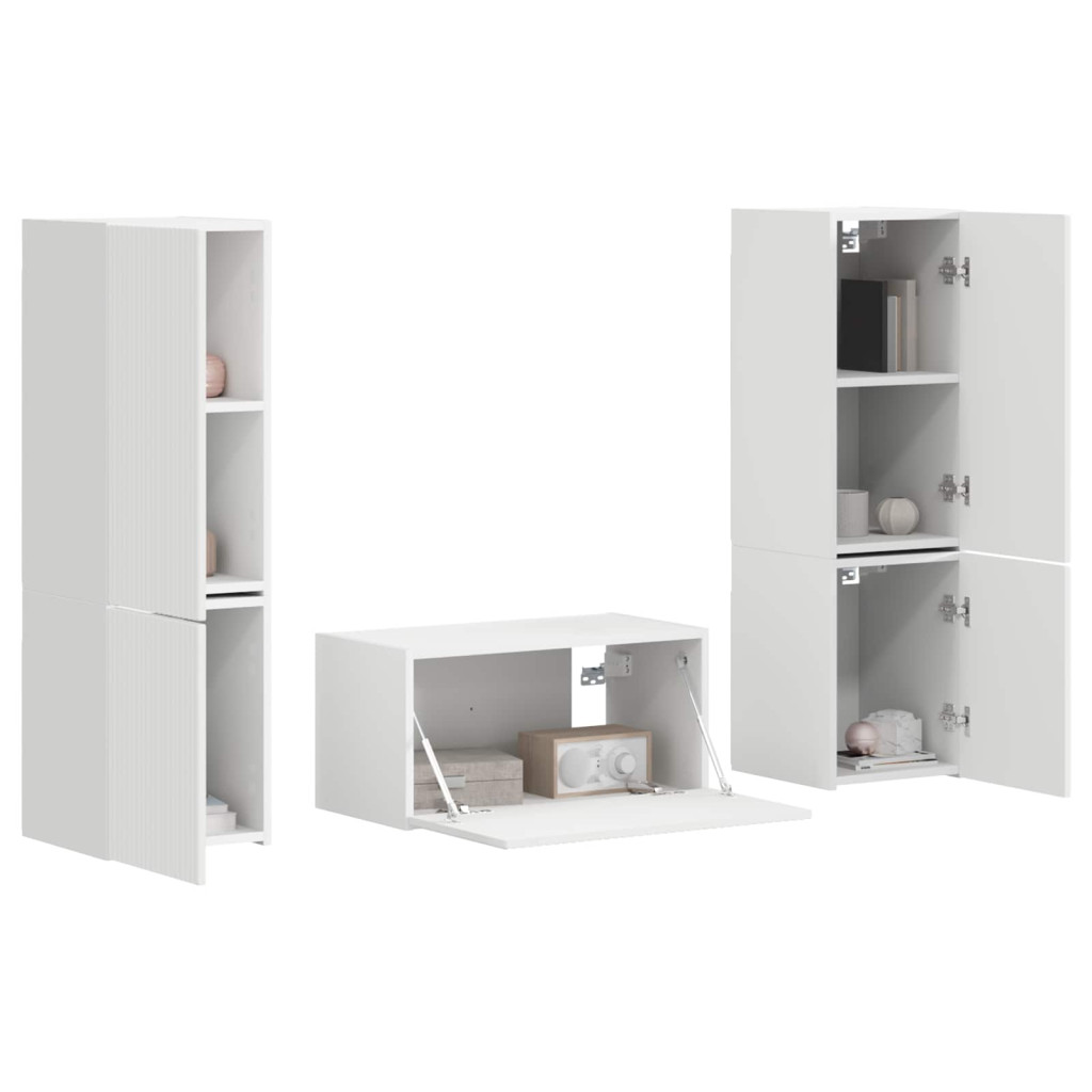 3 pcs Fehér