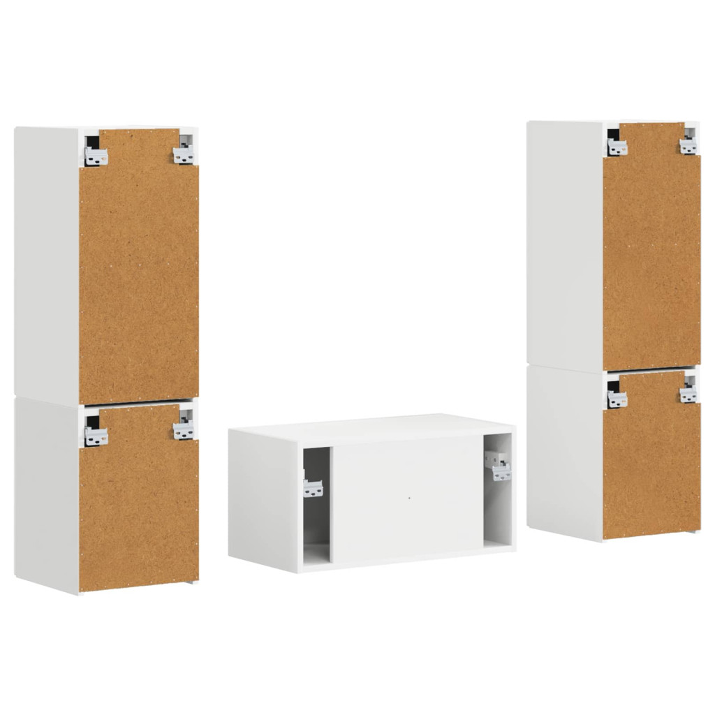 3 pcs Fehér