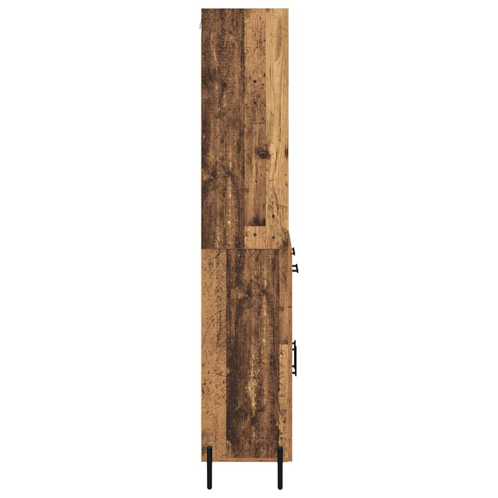 Magasfiú fiókkal Öreg fa 69,5 x 32,5 x 180 cm Faanyag