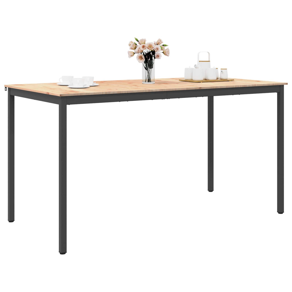 Bárasztal Természetes 110 x 55 x 105 cm Tömör fenyőfa
