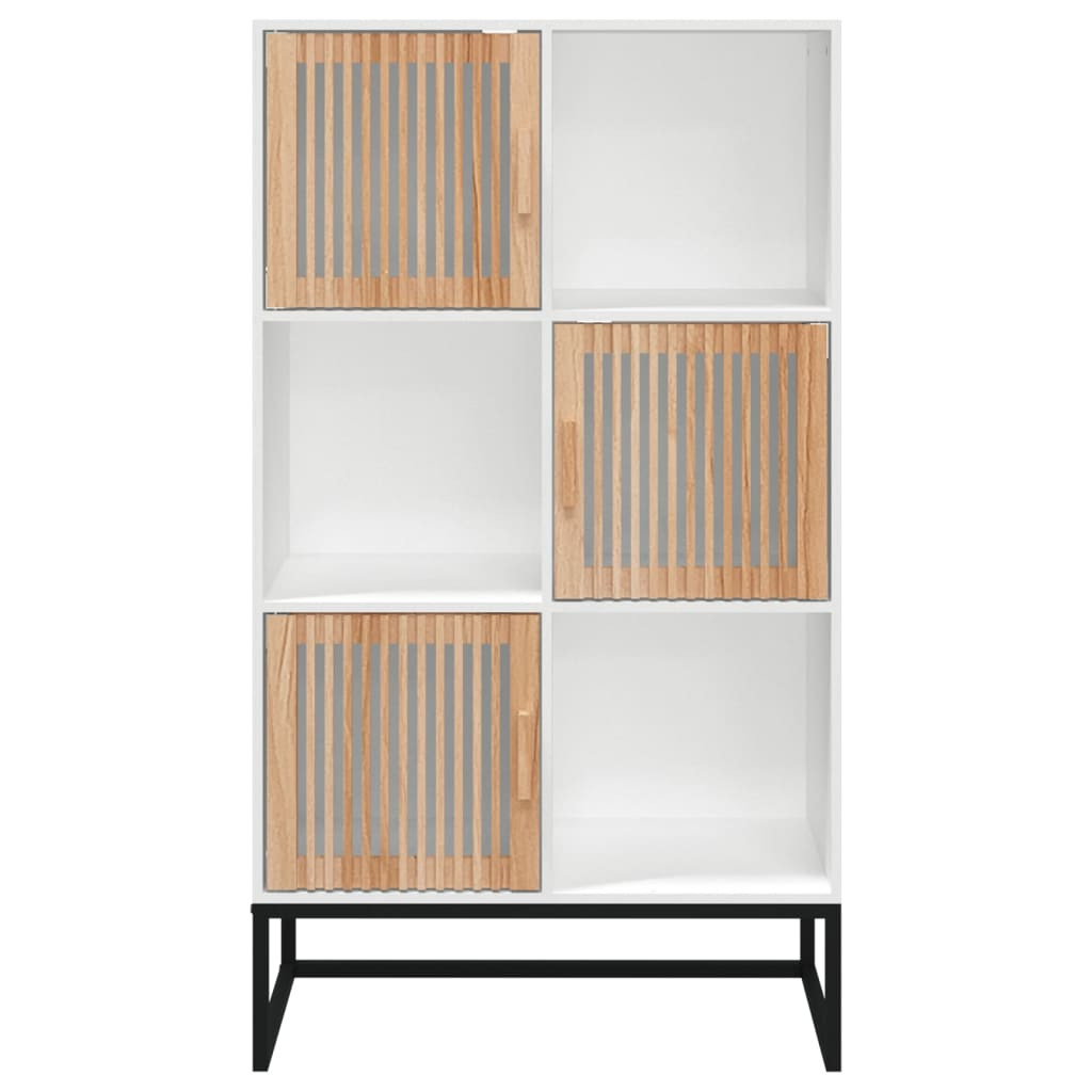 fehér szerelt fa magasszekrény 70 x 35 x 125 cm fehér szerelt fa magasszekrény 70 x 35 x 125 cm