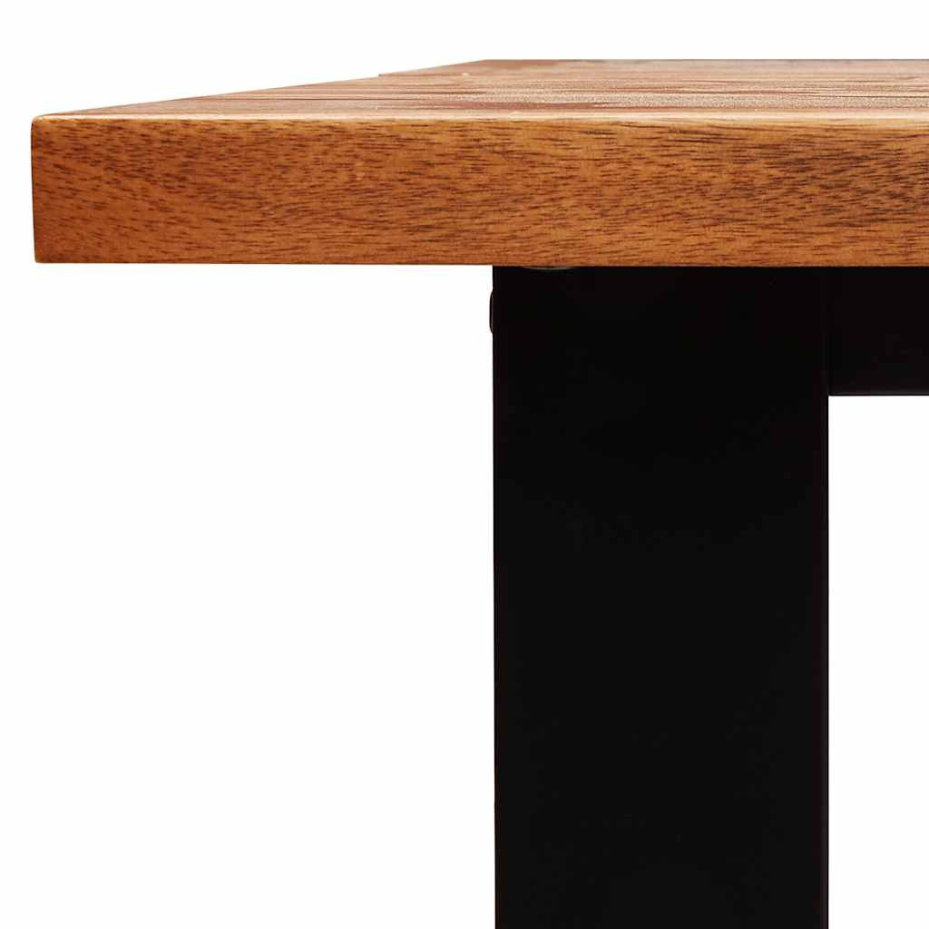 tömör akácfa étkezőasztal természetes éllel 160 x 80 x 75 cm