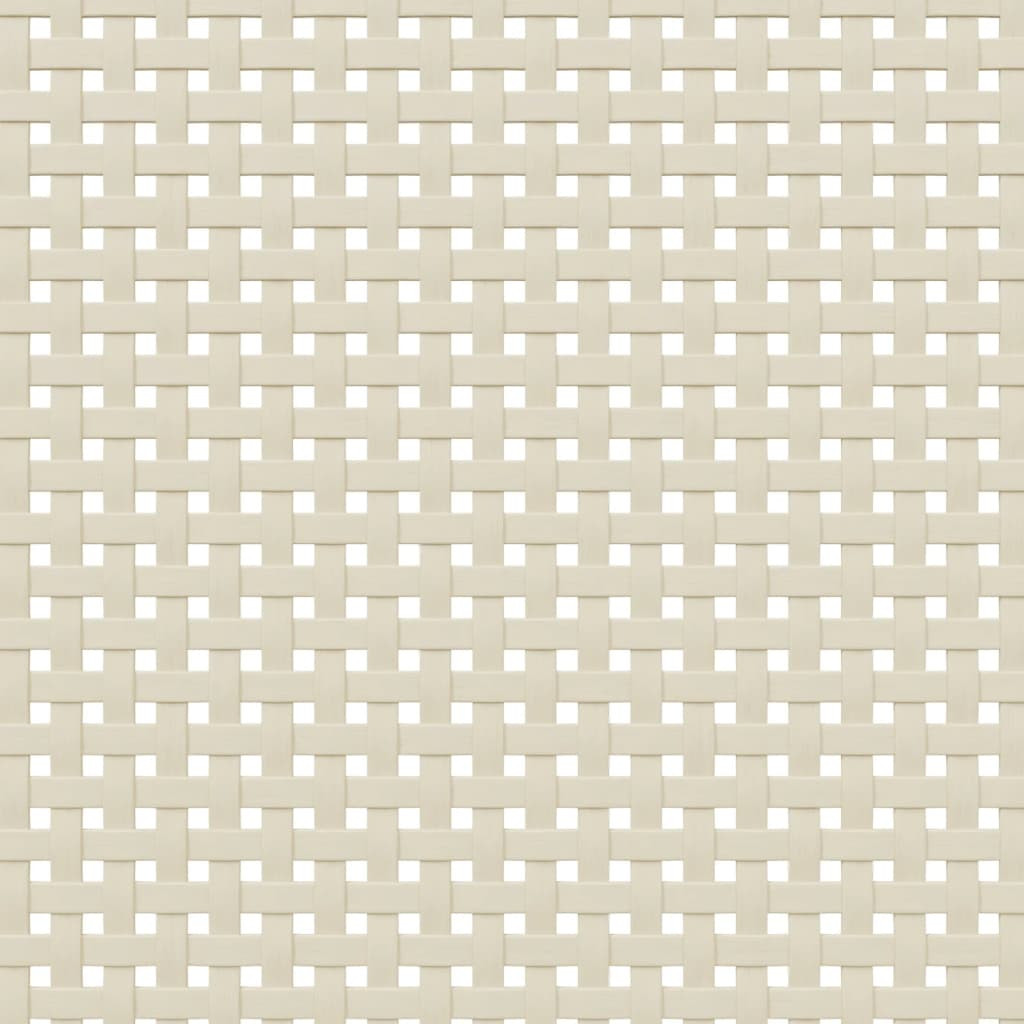 SENJA fehér rattanhatású tálalószekrény 112 x 40 x 80 cm