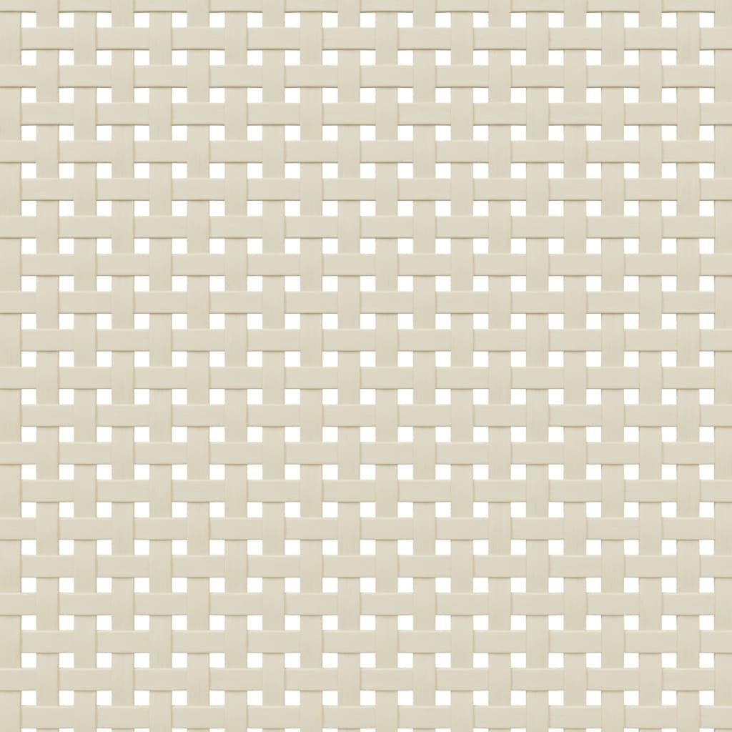 SENJA fehér rattanhatású tömör fenyő tévészekrény 112x40x80 cm