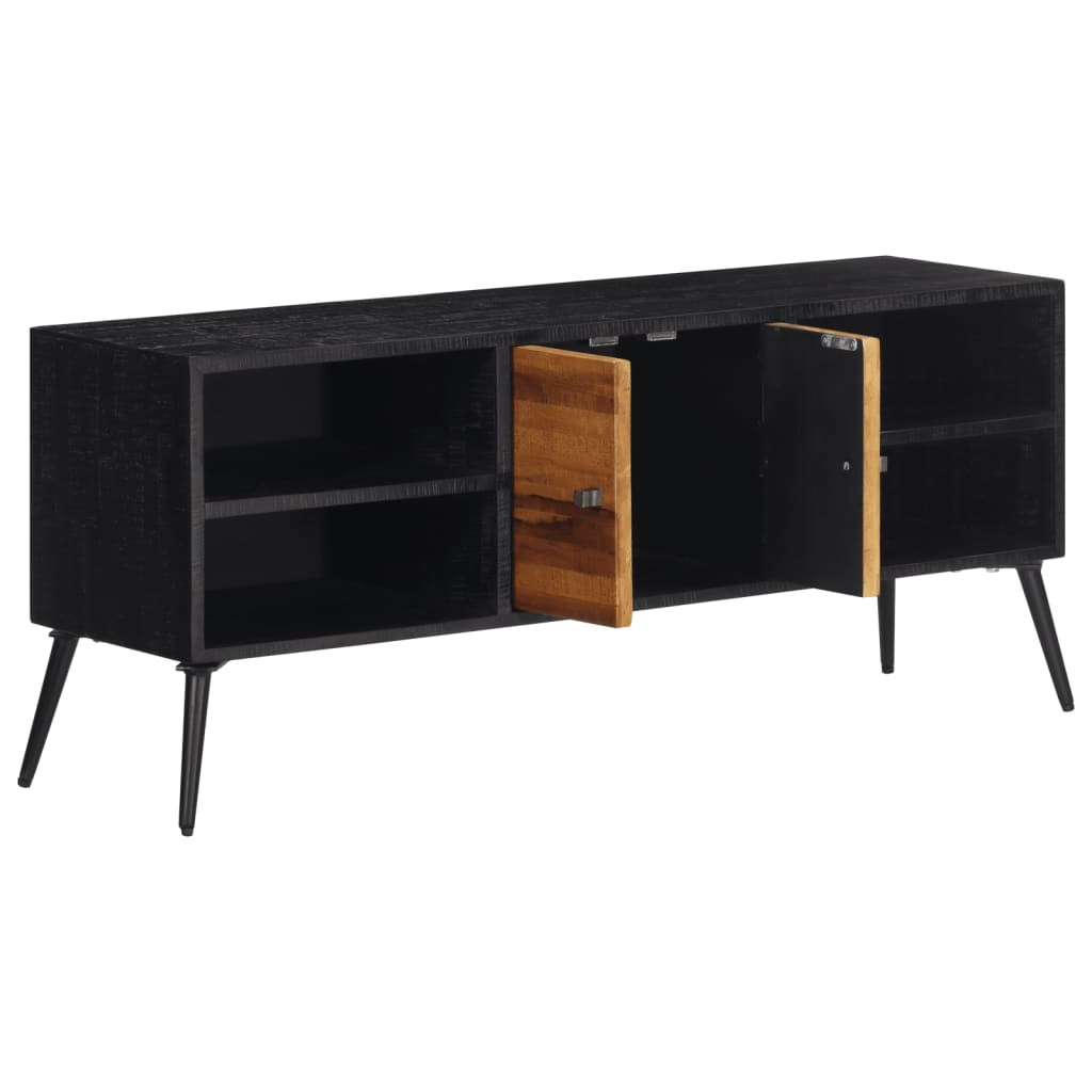 tömör újrahasznosított tíkfa TV-szekrény 112 x 31 x 45 cm