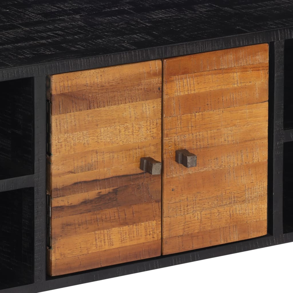 tömör újrahasznosított tíkfa TV-szekrény 112 x 31 x 45 cm