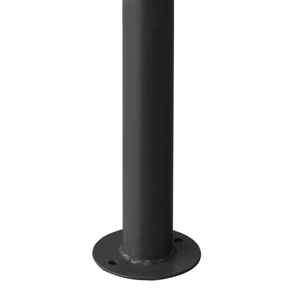 fehér szövet és acél pavilon 3 x 3 m 180 g/m²