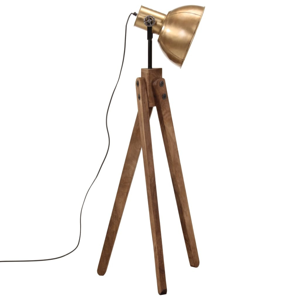 vidaXL antik sárgaréz állólámpa 25 W 45x45x120 cm E27