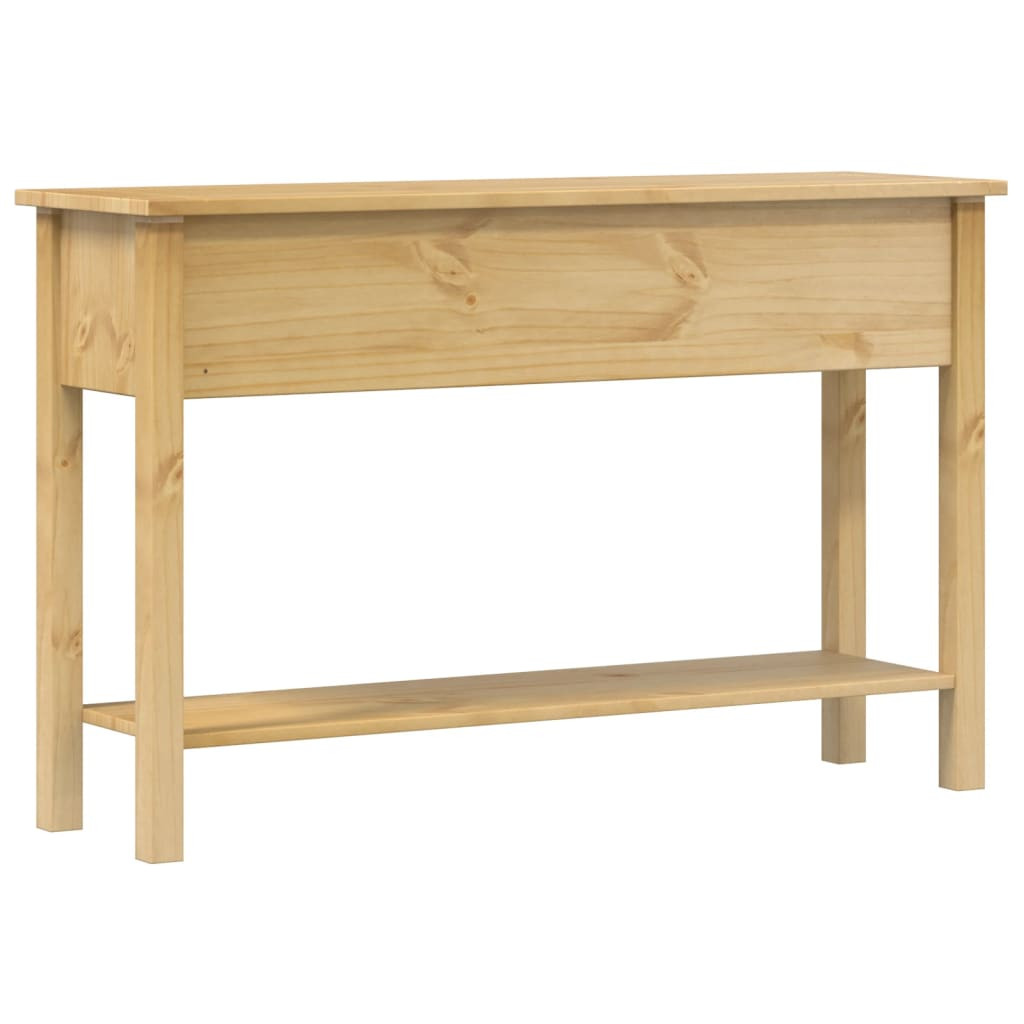 Corona tömör fenyőfa konzolasztal 114 x 34,5 x 73 cm