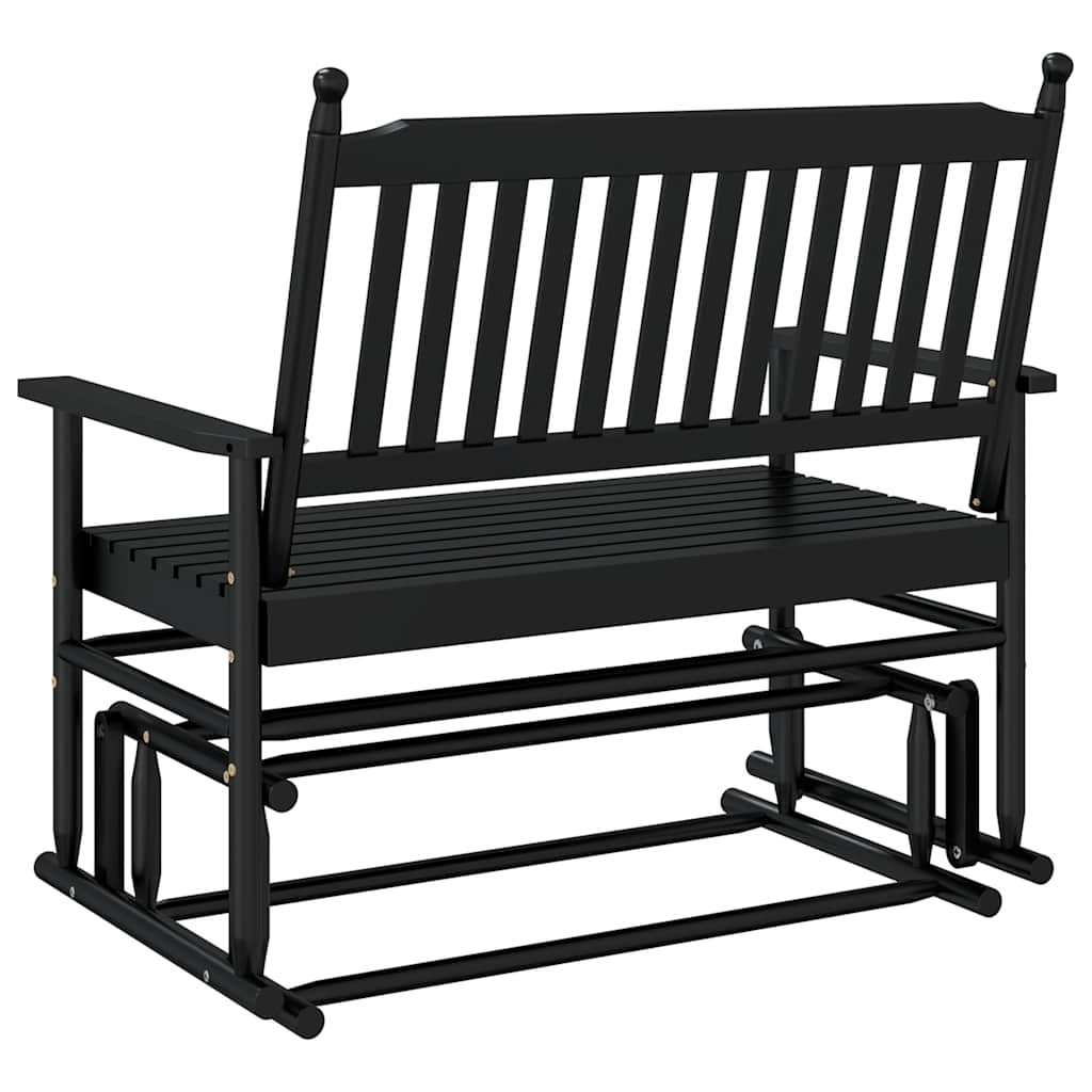 fekete tömör nyárfa hintapad 118 x 70 x 104,5 cm fekete tömör nyárfa hintapad 118 x 70 x 104,5 cm