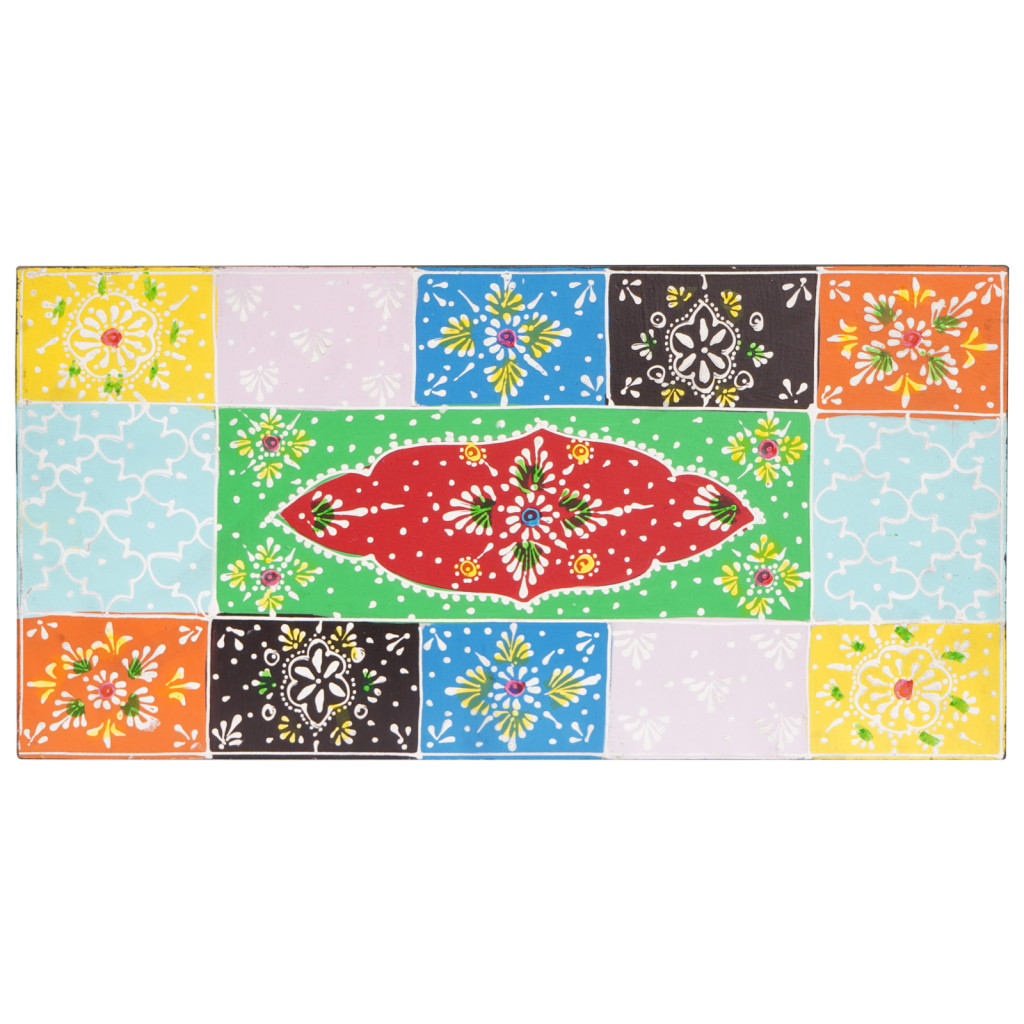 Fali Polcok 2 db 40x20x6 cm Tömbfa Mangó