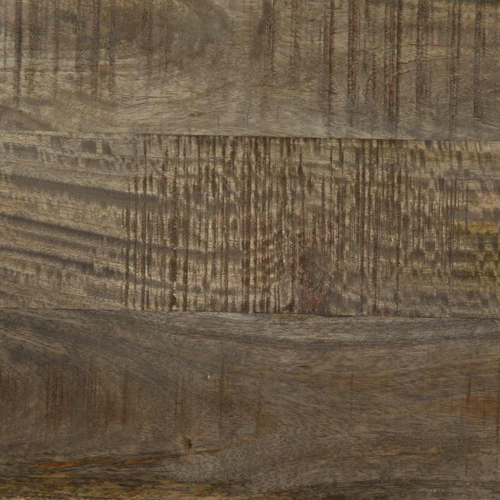 fürdőszoba tükör 50x2,5x70 cm tömörfa mangó szürke