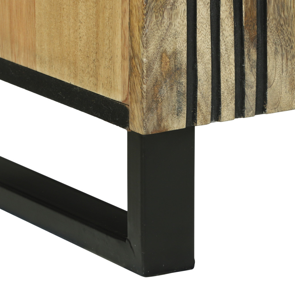 TV Szekrény - 105 x 33,5 x 46 cm, Tömör Mangófából
