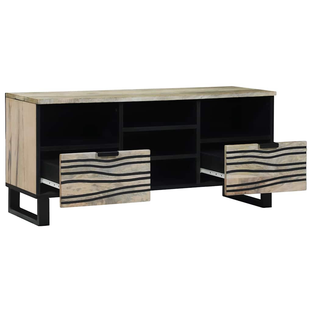 TV egységek fiókkal Fehér 100 x 33 x 46 cm Faanyag