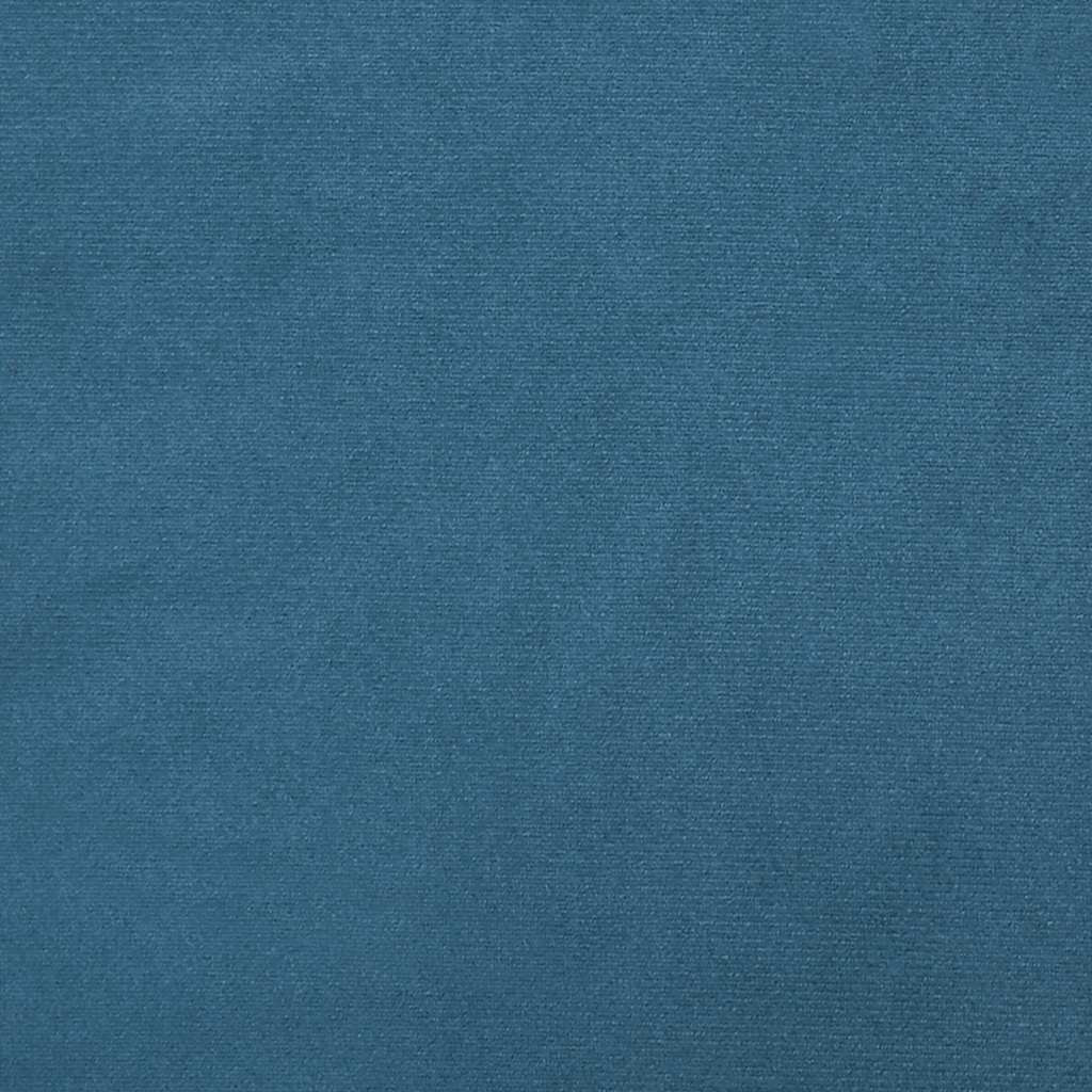 vidaXL kék bársony loveseat kanapé 109 cm