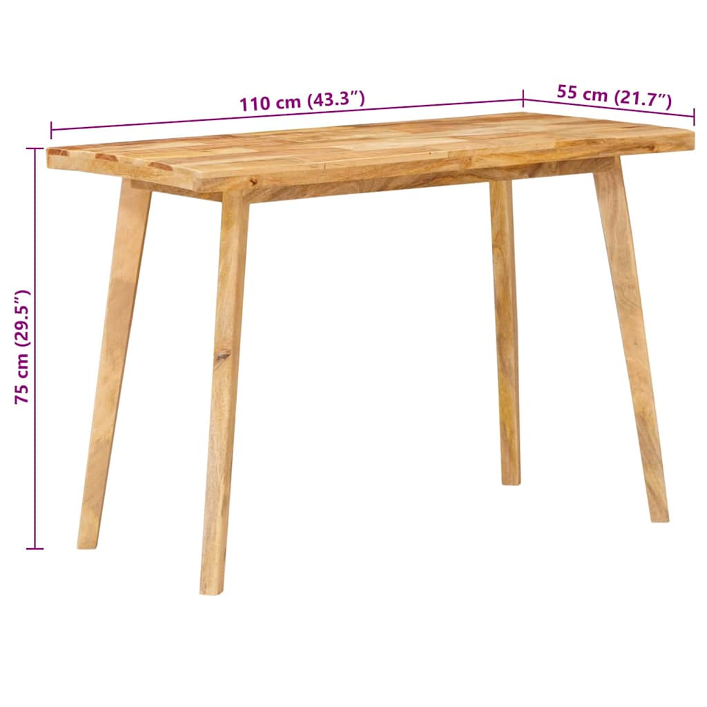 Étkezőasztal Természetes 100 x 55 x 75 cm Tömör Mangófát