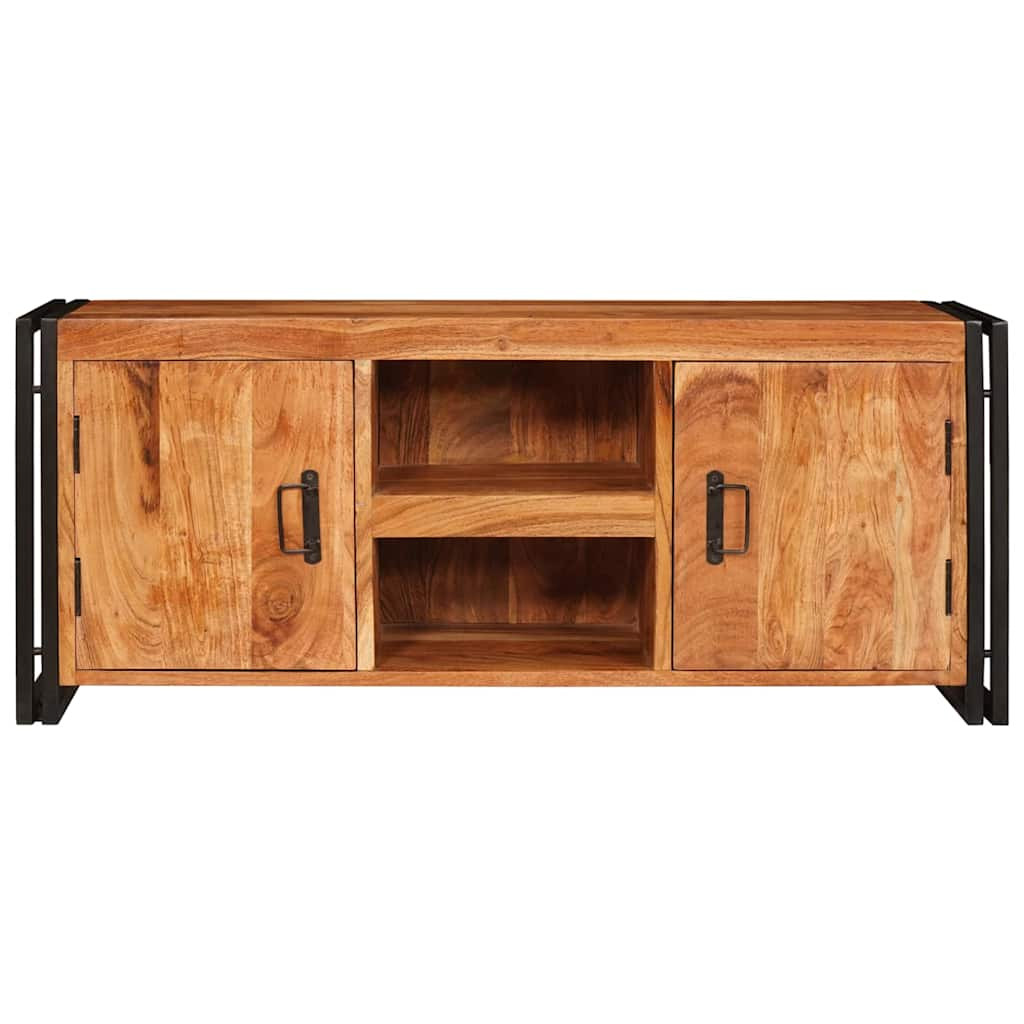 TV szekrény Barna 120 x 30 x 50 cm tömör akácfa