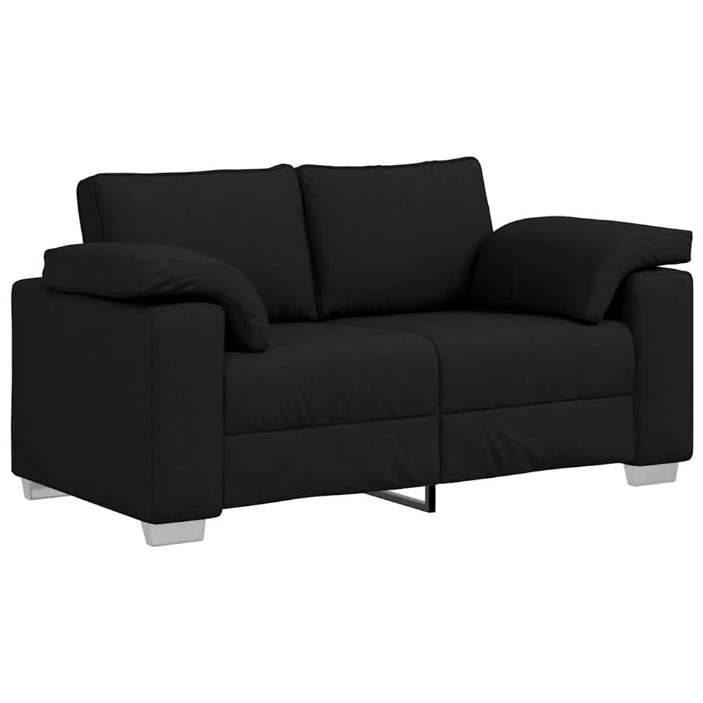vidaXL Kanapé Fekete 160 x 80 x 82 cm szövet