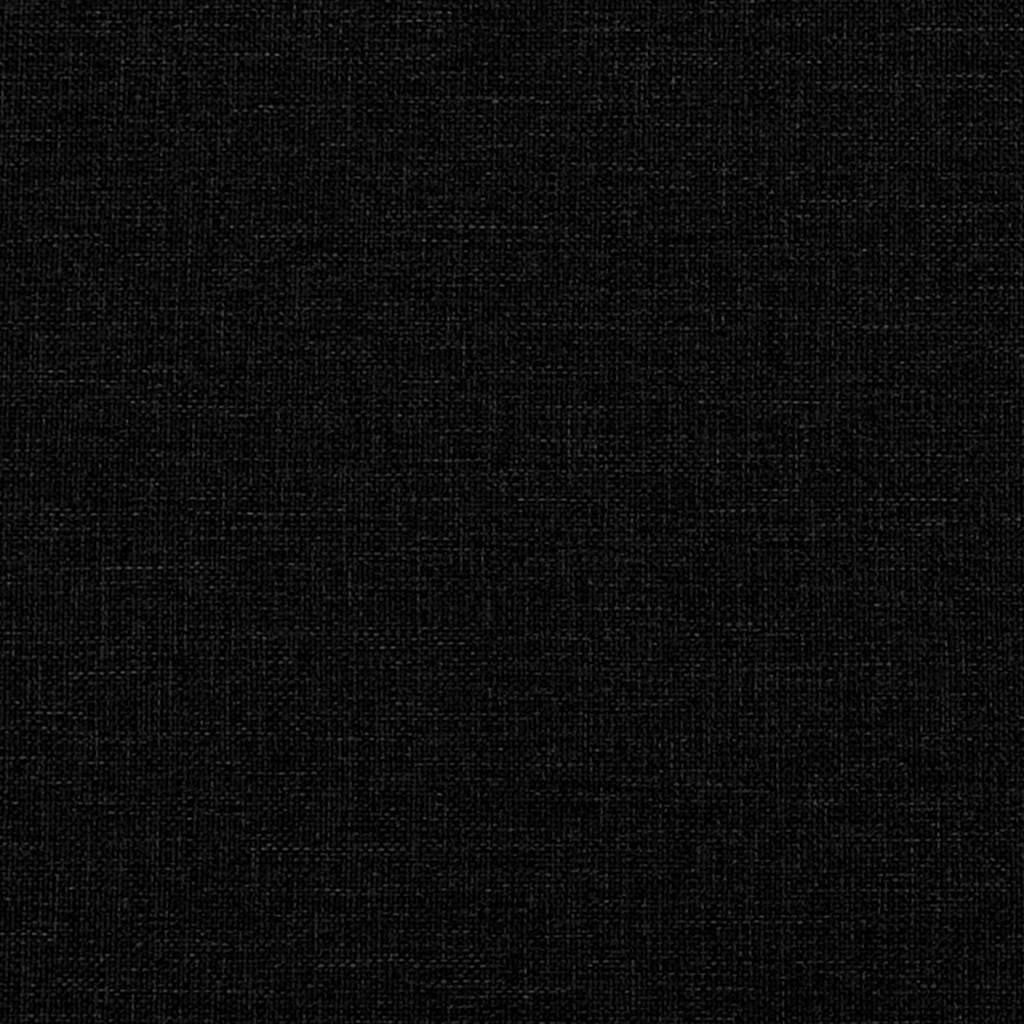 vidaXL Kanapé Fekete 160 x 80 x 82 cm szövet