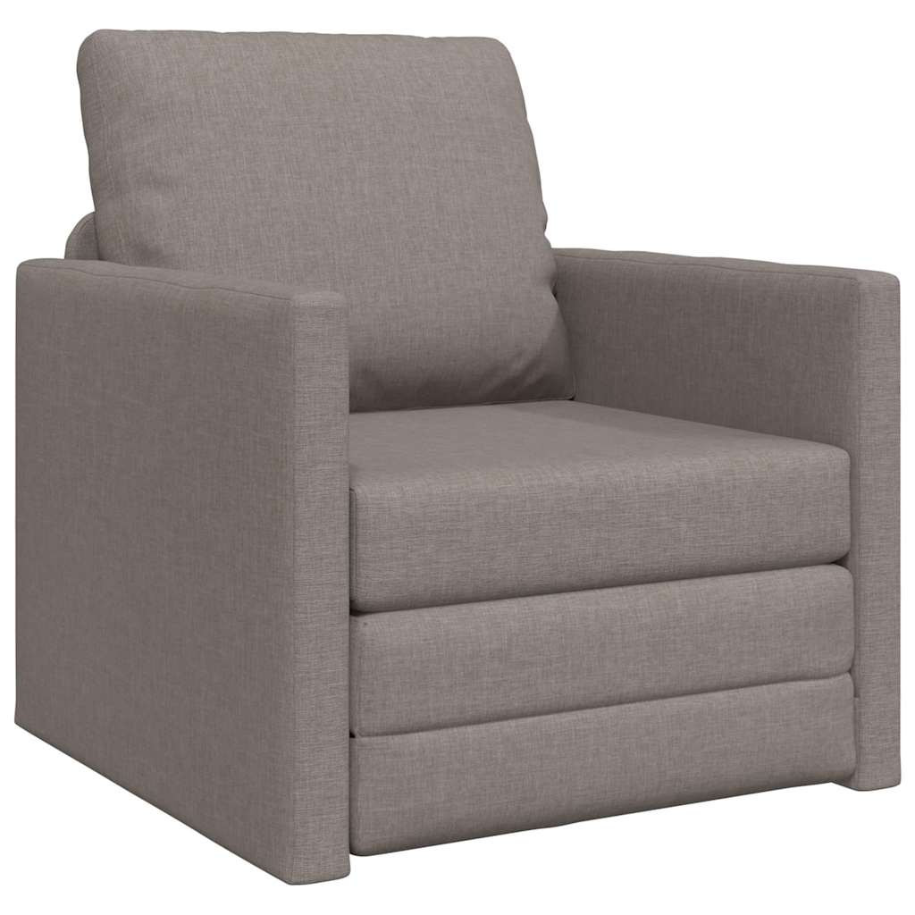 vidaXL Kanapéágy 60cm Tópszínű szövet