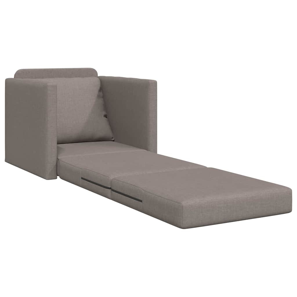 vidaXL Kanapéágy 60cm Tópszínű szövet