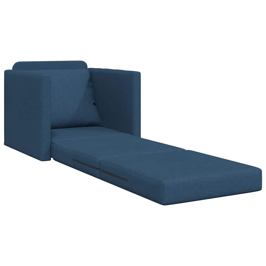 vidaXL Kanapéágy 60cm Kék szövet vidaXL Kanapéágy 60cm Kék szövet