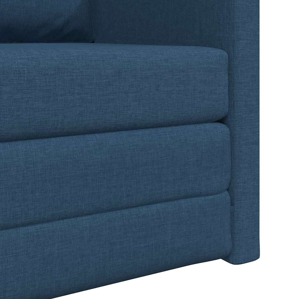 vidaXL Kanapéágy 60cm Kék szövet vidaXL Kanapéágy 60cm Kék szövet