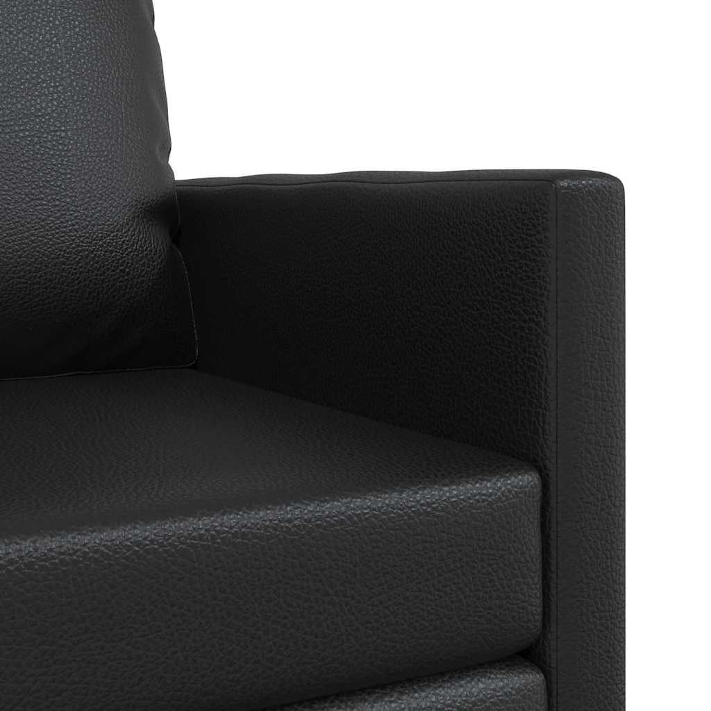 vidaXL Kanapéágy 60cm Fekete Mübőr