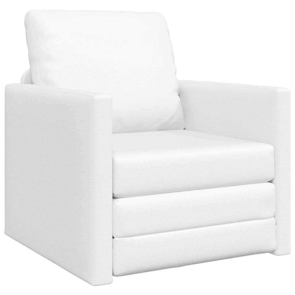 vidaXL Kanapéágy 60cm Fehér Mübőr