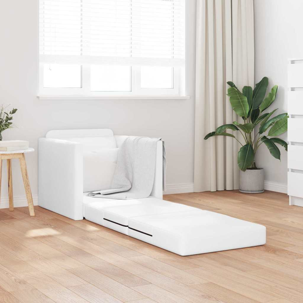 vidaXL Kanapéágy 60cm Fehér Mübőr