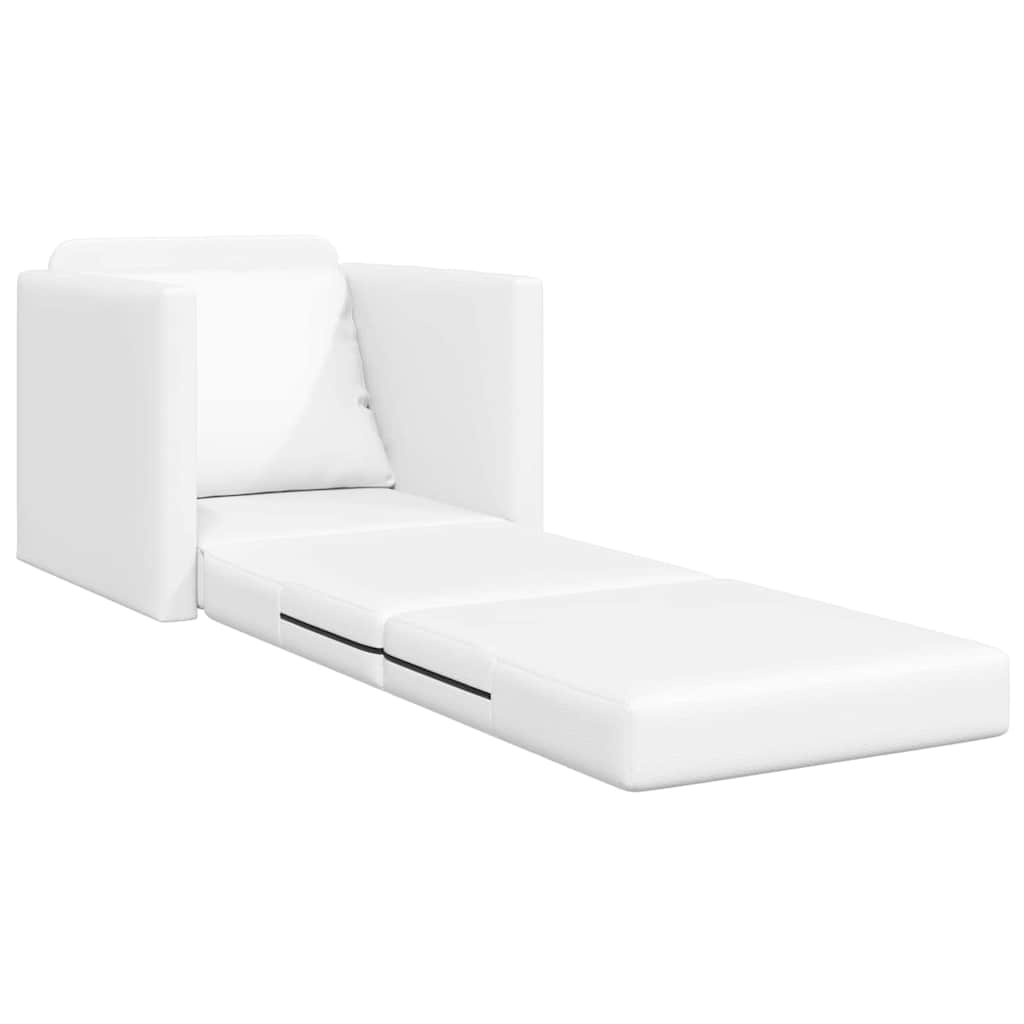 vidaXL Kanapéágy 60cm Fehér Mübőr