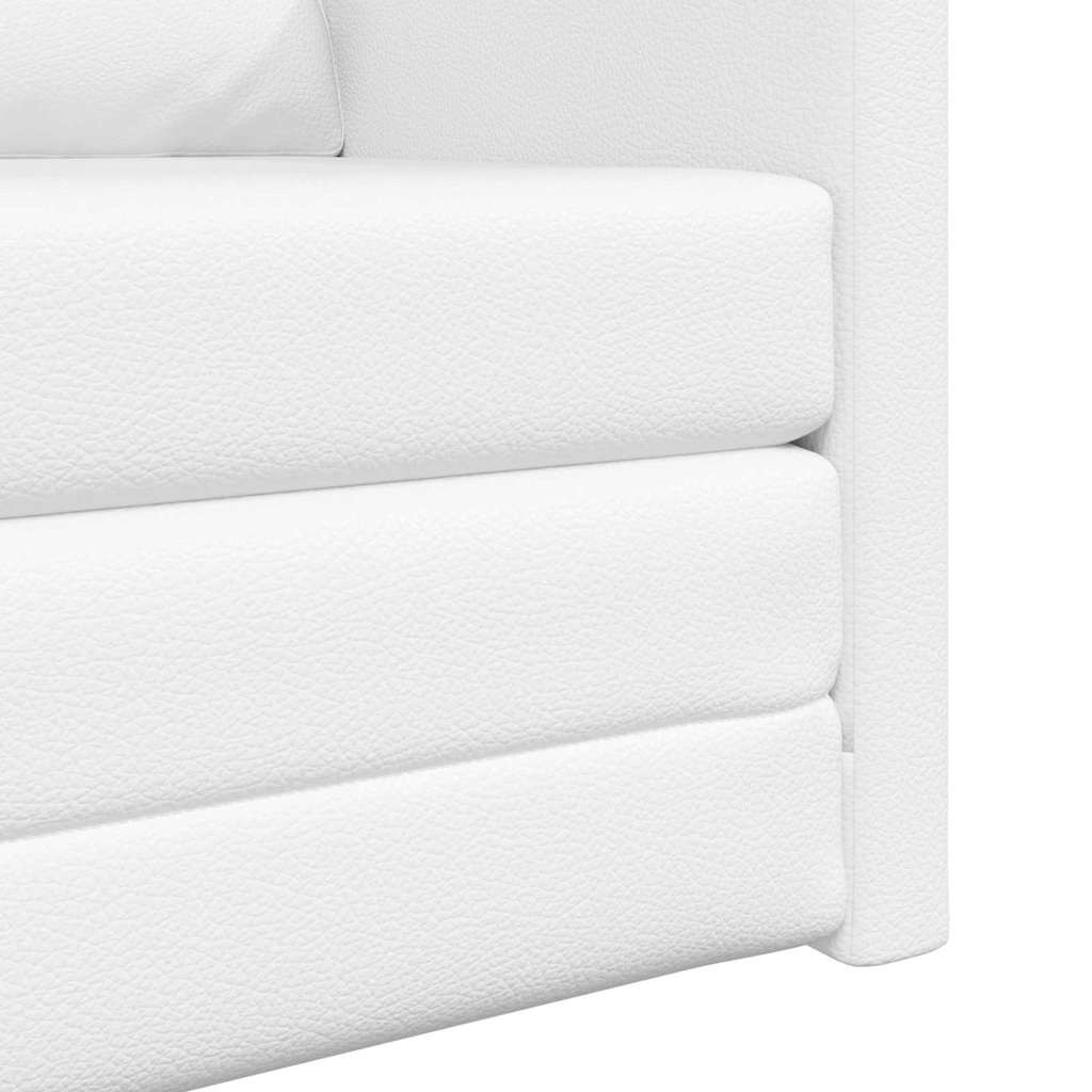 vidaXL Kanapéágy 60cm Fehér Mübőr