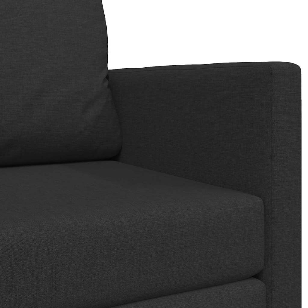 Kanapéágy 110cm Fekete szövet