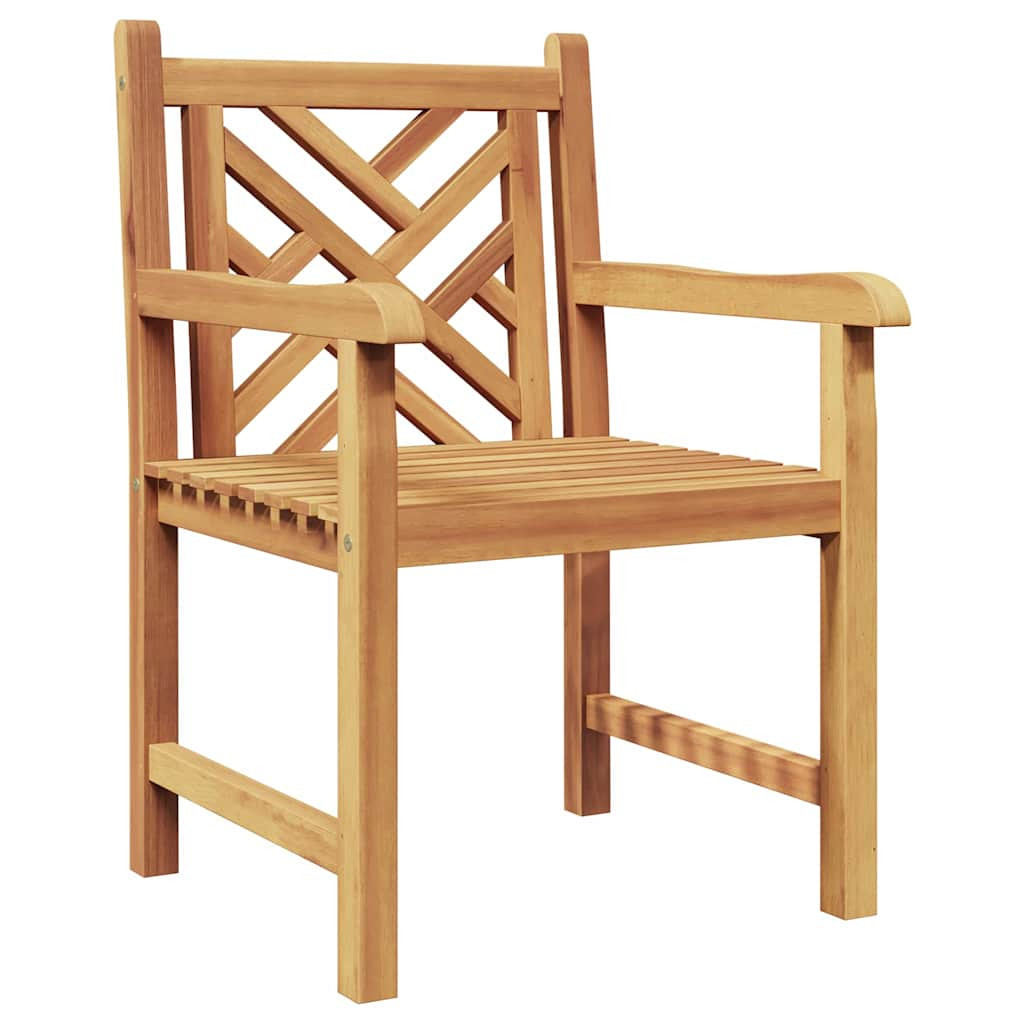 Kerti székek 2 pcs Barna 58 x 60 x 90 cm Tömör tíkfa