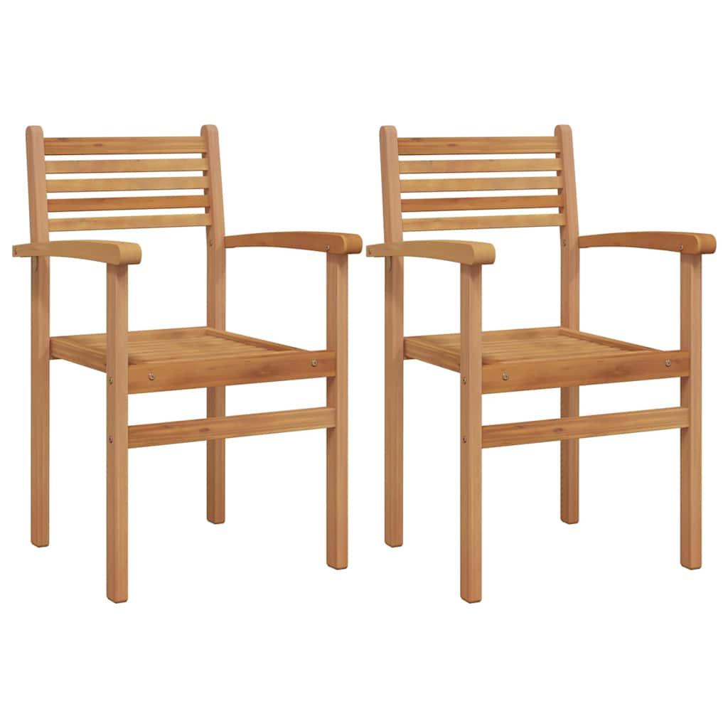 Kerti összecsukható székek 2 pcs Barna 55.5 x 55.5 x 90 cm