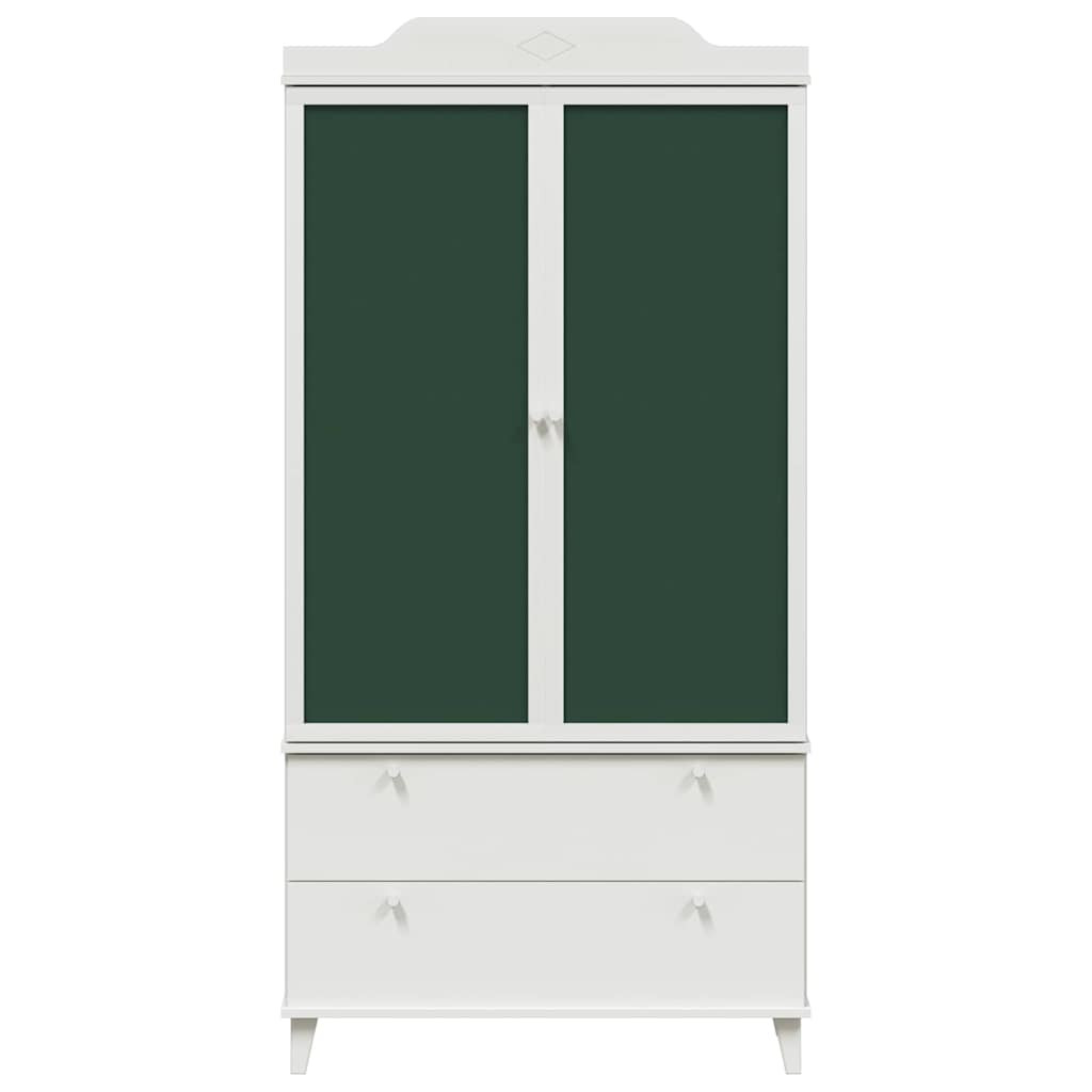 Krétával Írt Dresser ROROS Fehér 90 x 45 x 180 cm Faanyag