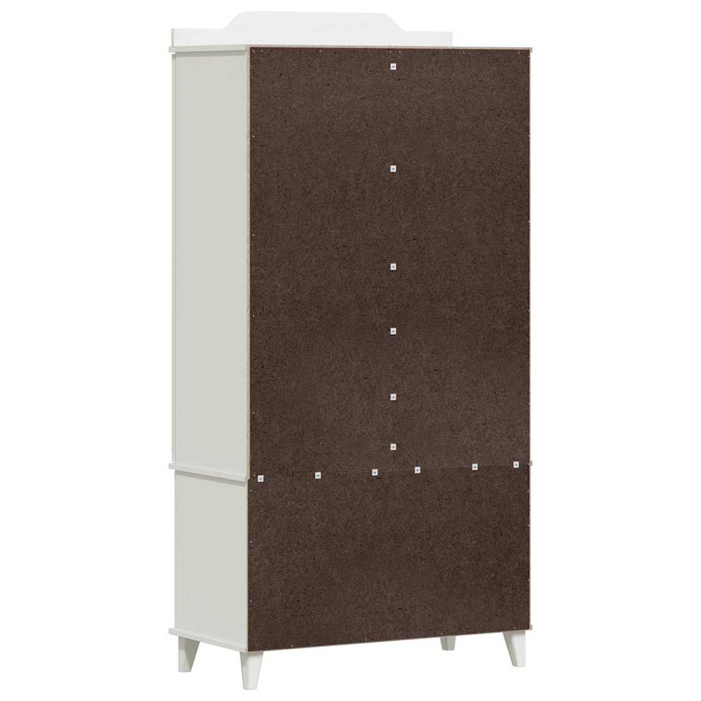 Krétával Írt Dresser ROROS Fehér 90 x 45 x 180 cm Faanyag