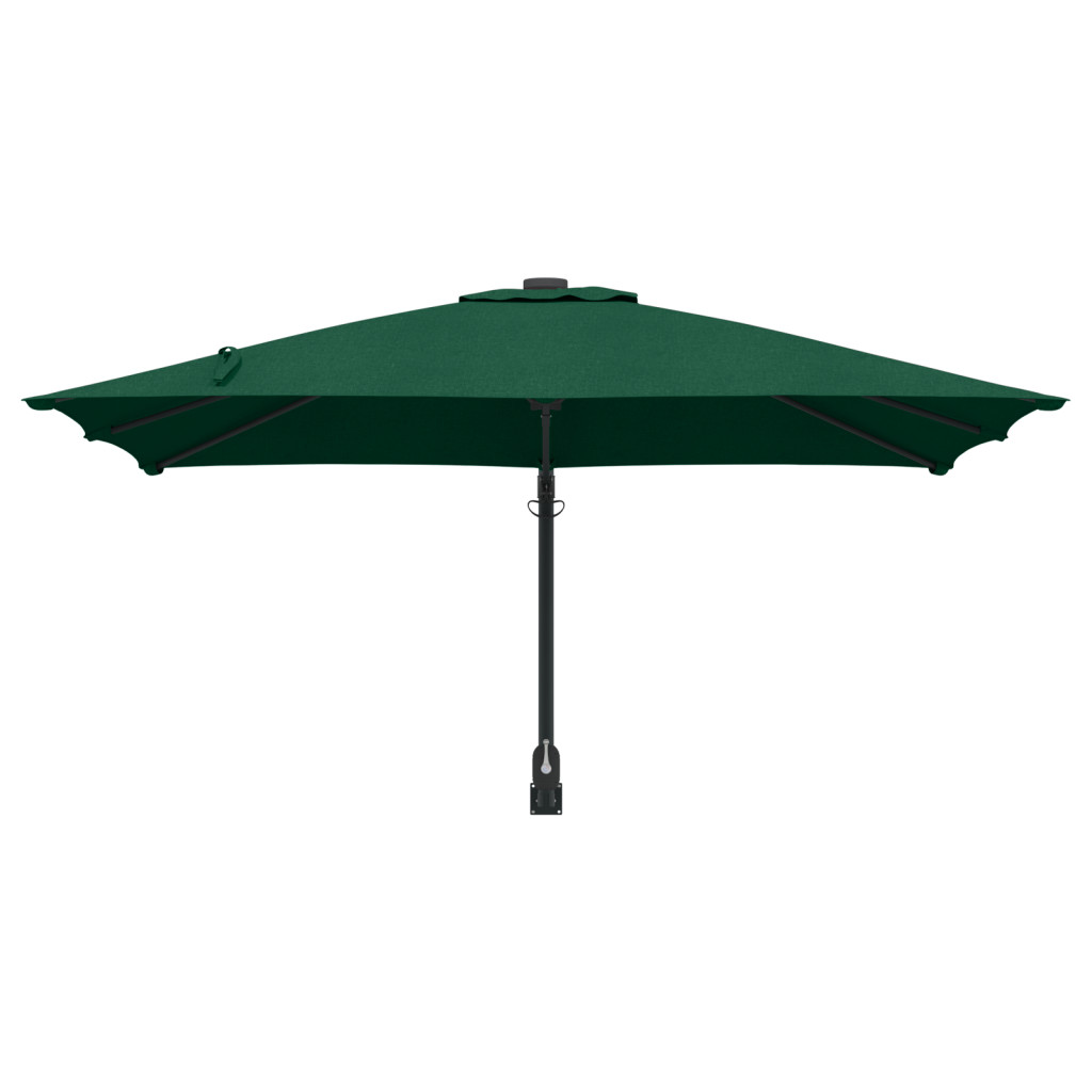 Teraszernyő Zöld Poliészter 300 cm x 300 cm Összecsukható