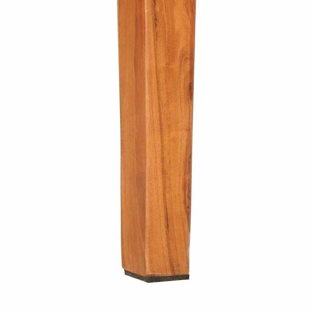 Konzolasztal fiókkal Barna 110 x 30 x 80 cm Tömör Akácfa