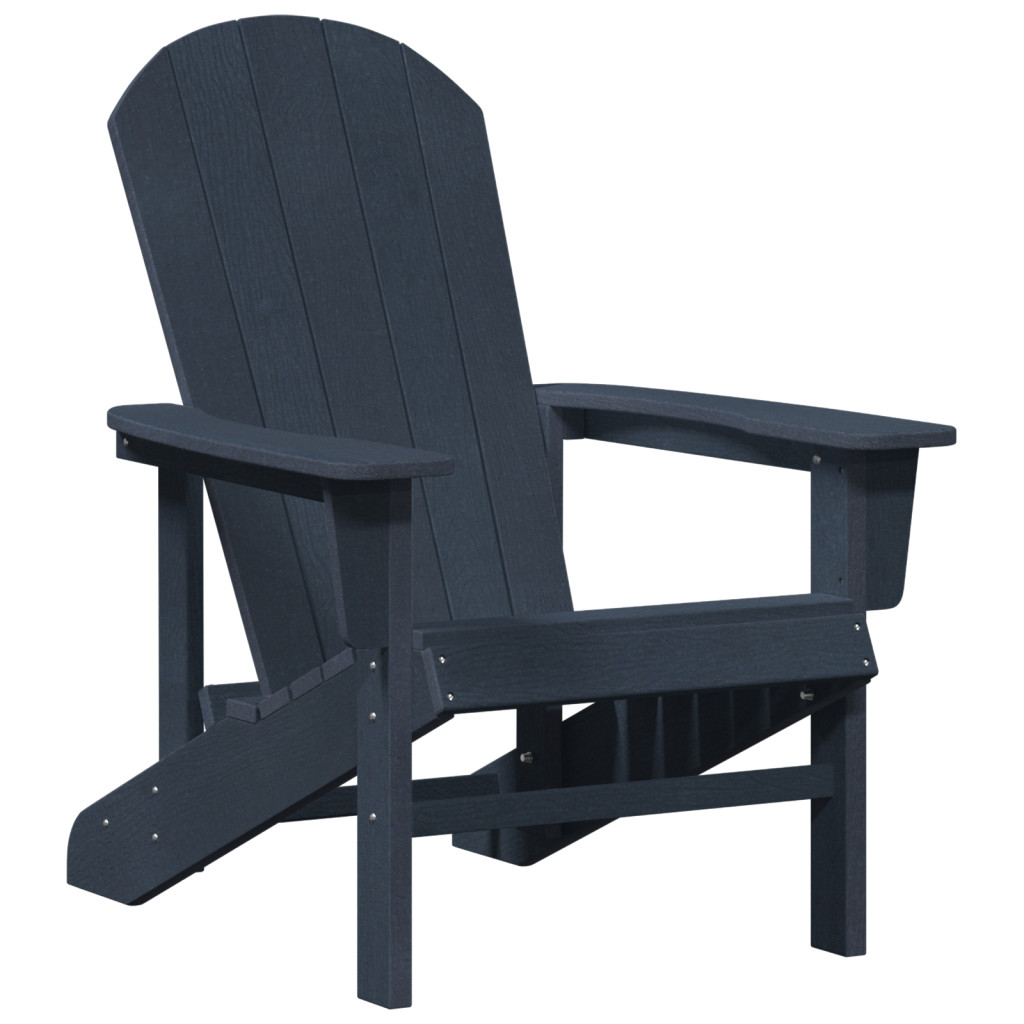 Adirondack szék Tengerészkék 74x82x91 cm HDPE