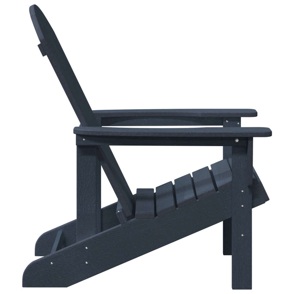 Adirondack szék Tengerészkék 74x82x91 cm HDPE
